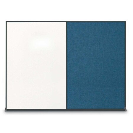 United Visual Products Double Door Radius Plus Corkboard, 48"X, UV8003PLUS-GOLD-APRICOT UV8003PLUS-GOLD-APRICOT
